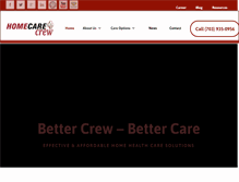 Tablet Screenshot of homecarecrew.com
